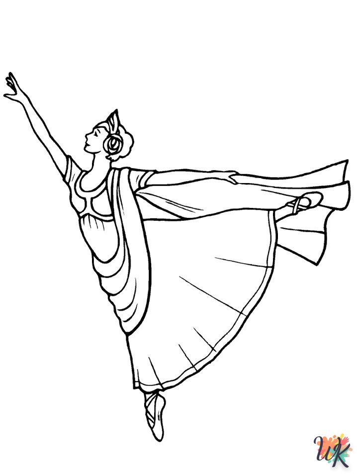 coloriage Ballet  en ligne gratuit