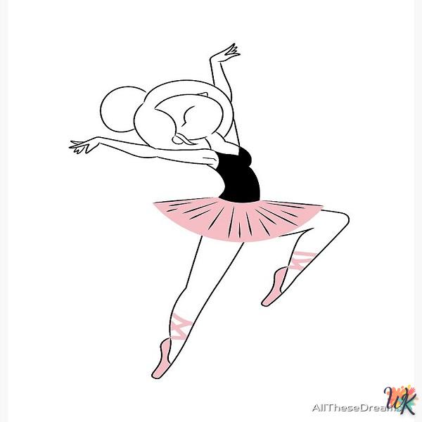 coloriage Ballet  pour enfants