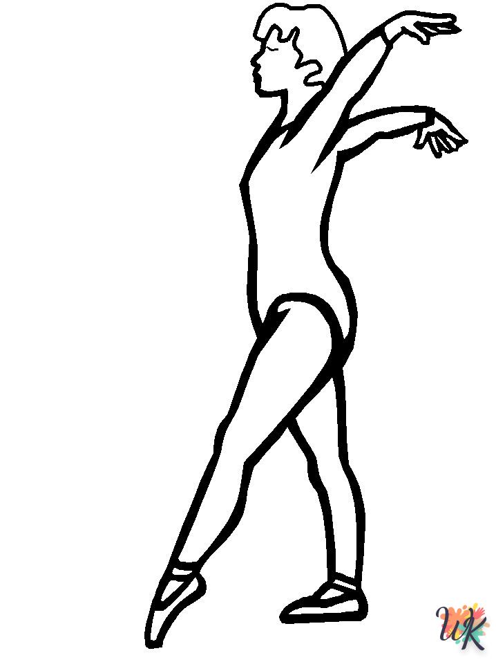 coloriage Ballet  a dessiner et imprimer