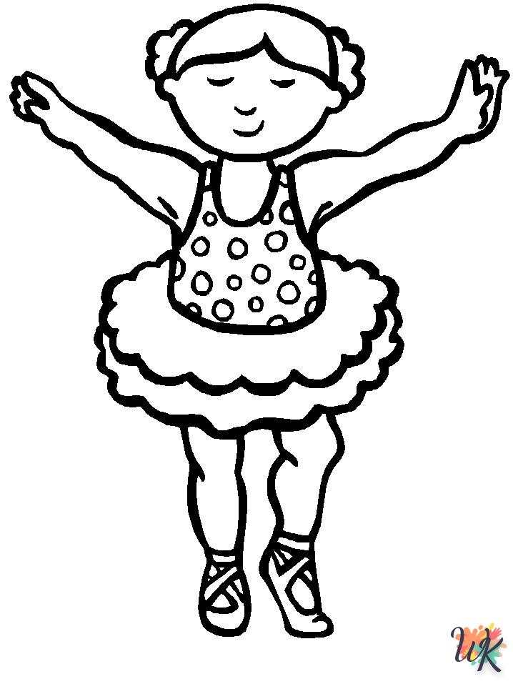 a imprimer coloriage Ballet  gratuit