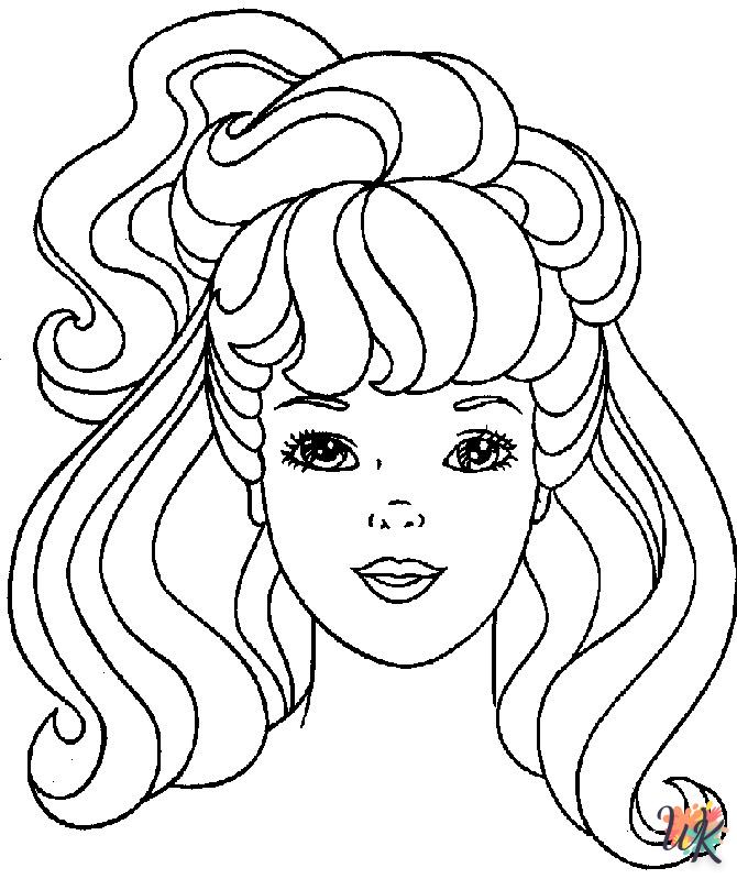 coloriage Barbie  pour enfants a imprimer gratuit