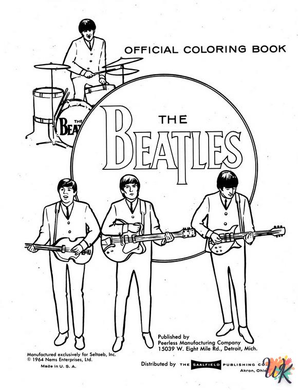 coloriage Beatles  animaux enfant a imprimer