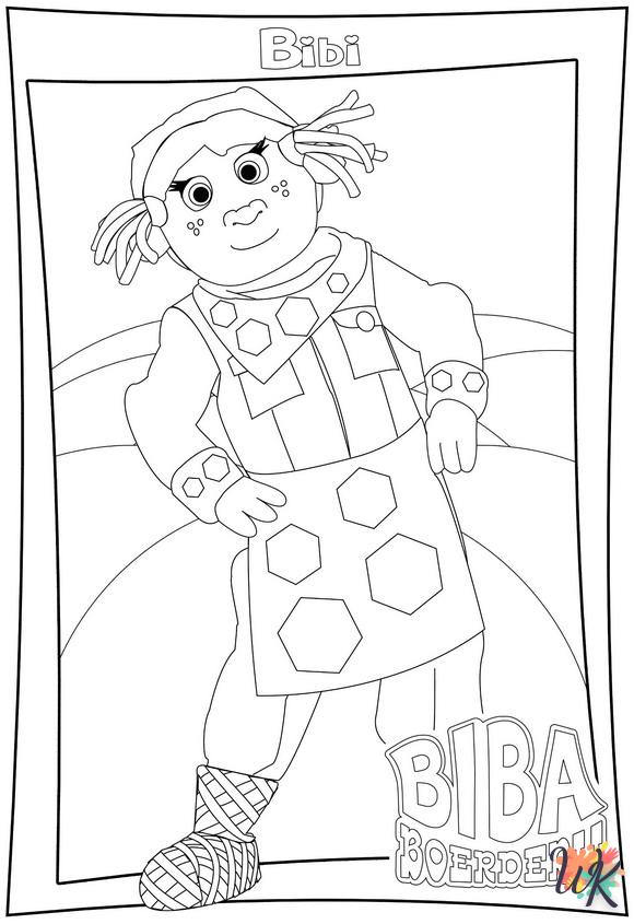 Biba farm Coloriage 01