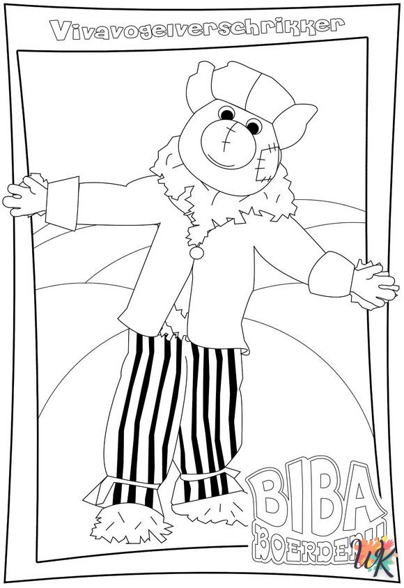 coloriage Biba farm  a imprimer gratuit