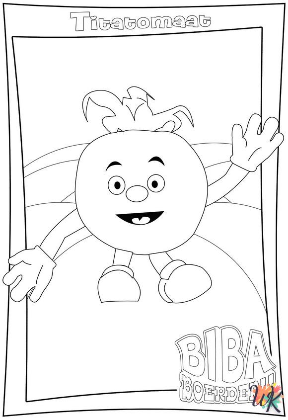 coloriage Biba farm  en ligne adulte gratuit