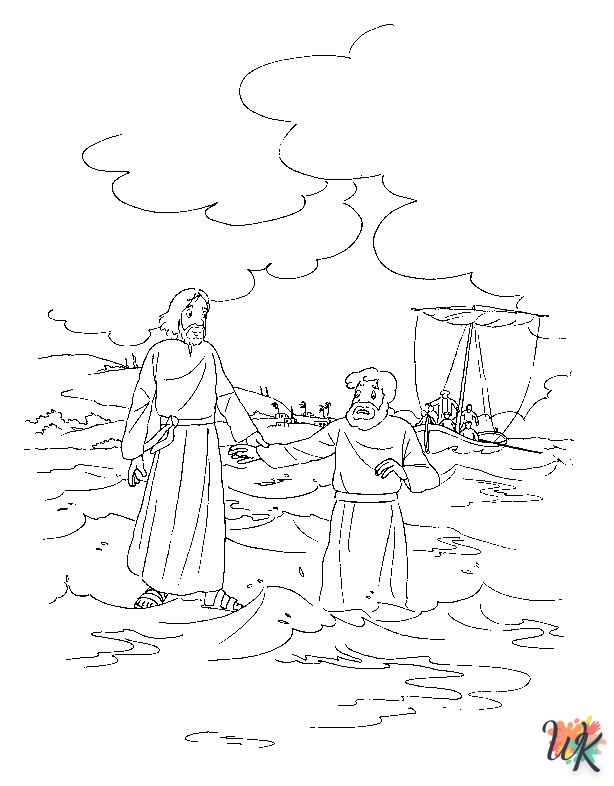 coloriage Bible  a imprimer