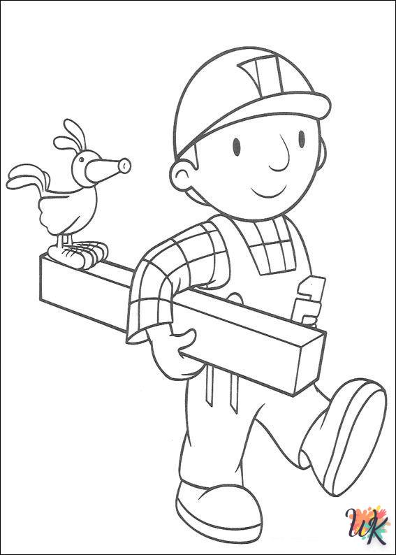 coloriage Bob The Builder  d'enfant a imprimer