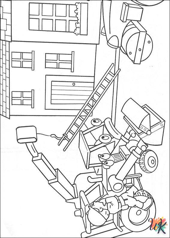 coloriage Bob The Builder  en ligne pour bebe de 2 ans