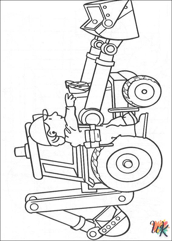 coloriage Bob The Builder  à imprimer pour enfant de 7 ans