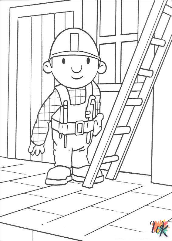 coloriage Bob The Builder  bebe à imprimer 1