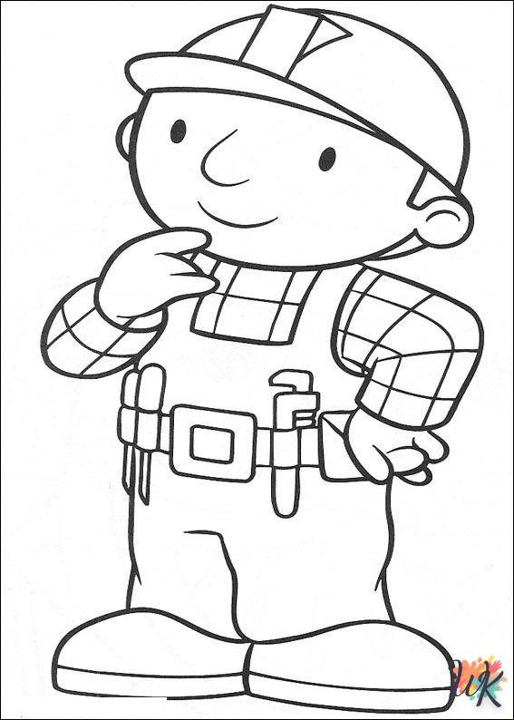 coloriage Bob The Builder  pour enfant a imprimer gratuit 2