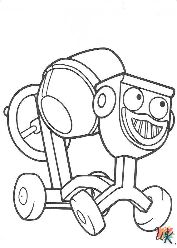 coloriage Bob The Builder  pour enfant de 3 ans