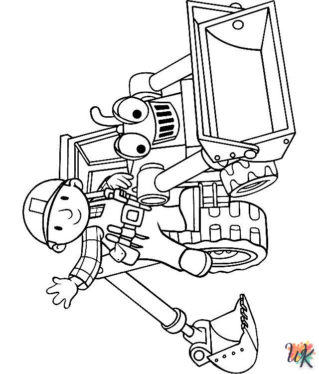 imprimer coloriage Bob The Builder  gratuit