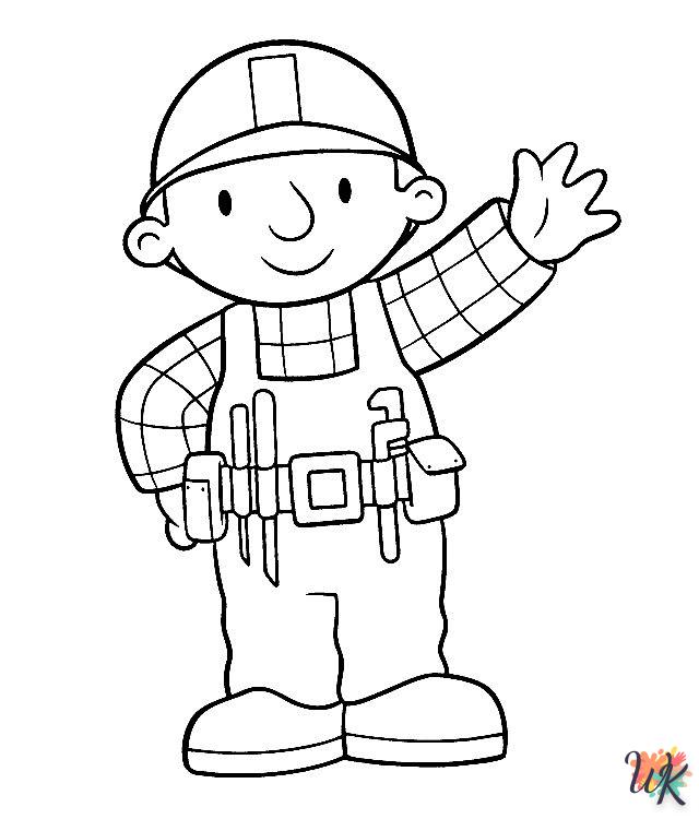 coloriage Bob The Builder  et apprentissage