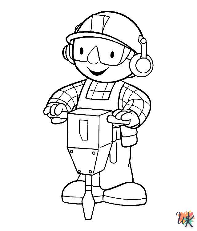 image pour coloriage Bob The Builder  enfant