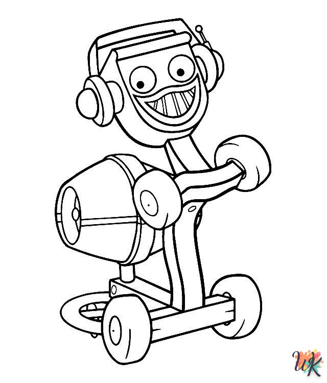 coloriage Bob The Builder  pour enfant de 4 ans