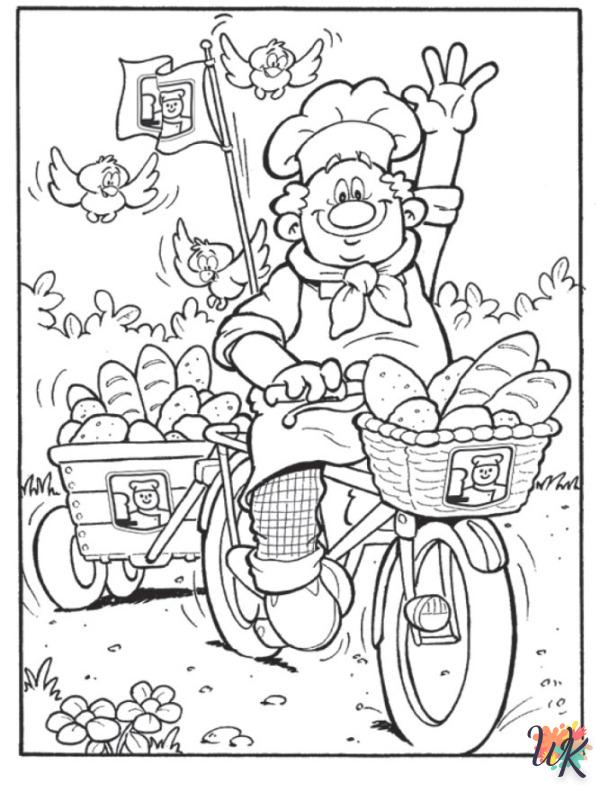 coloriage Boulanger  animaux enfant a imprimer