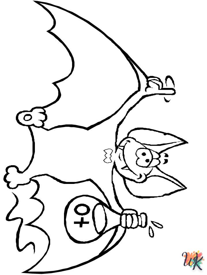 coloriage Chauve Souris  gratuit a imprimer