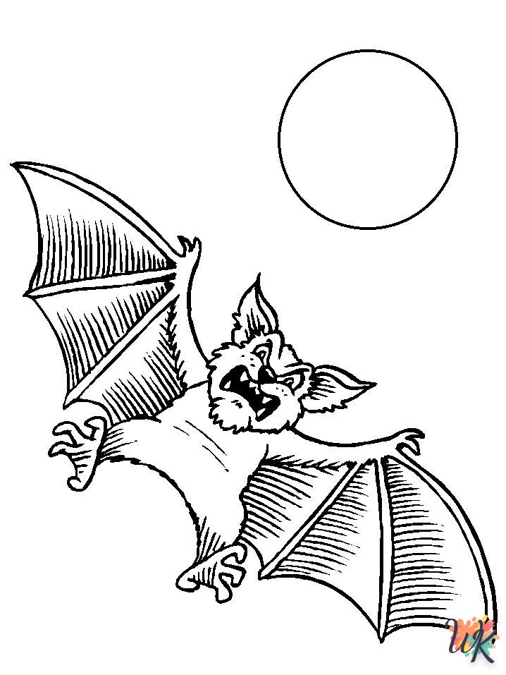 coloriage Chauve Souris  à imprimer gratuitement