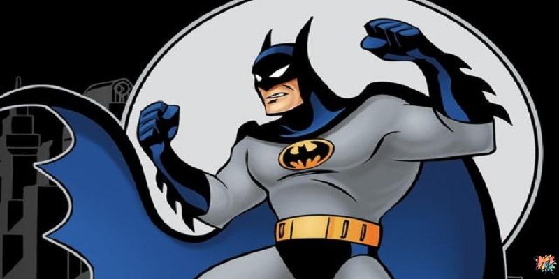 coloriage Batman  en tekening om af te drukken
