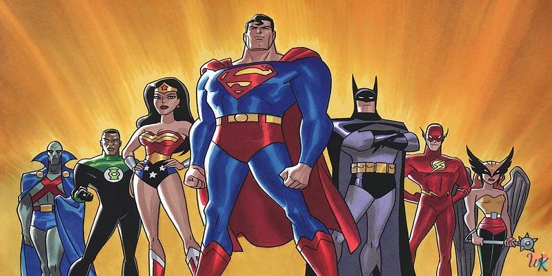 Coloriage DC Comics collection de super-héros pour enfants