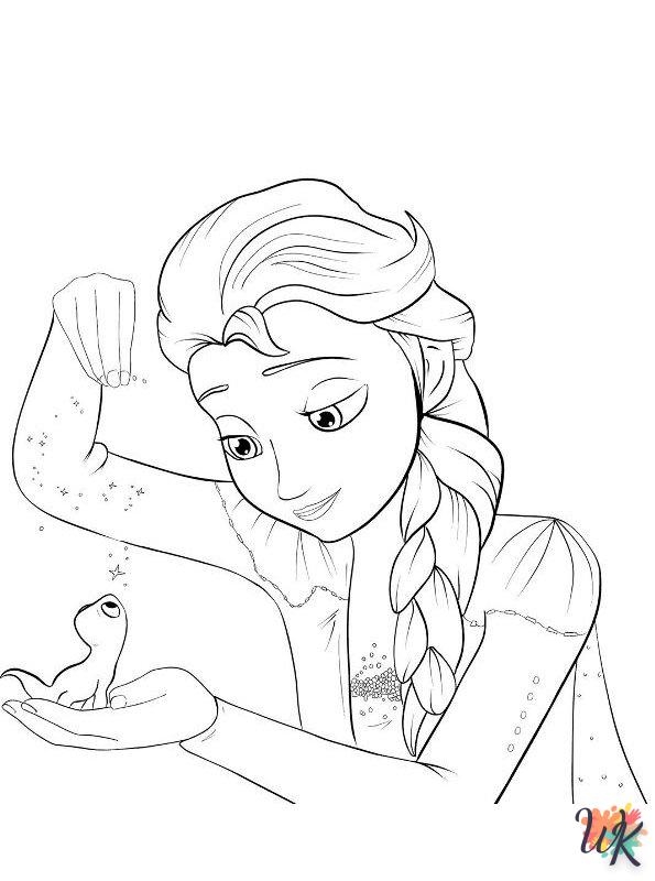 coloriage frozen 2  a imprimer enfant 6 ans