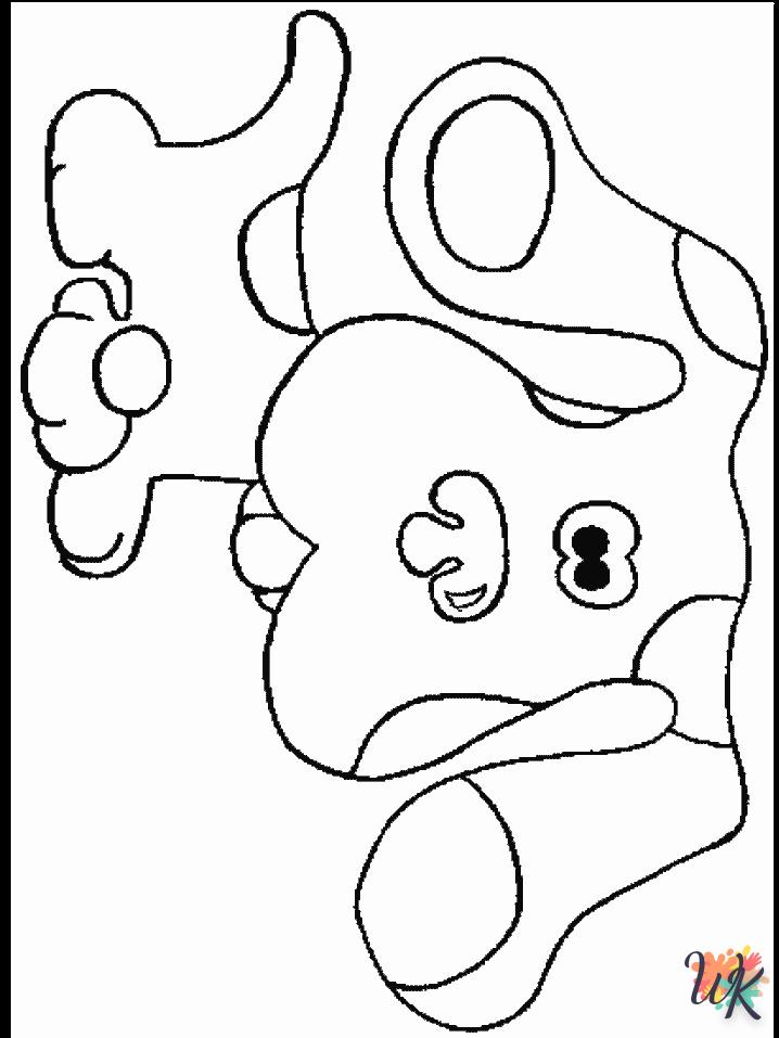 imprimer coloriage Blues Clues  pour enfant