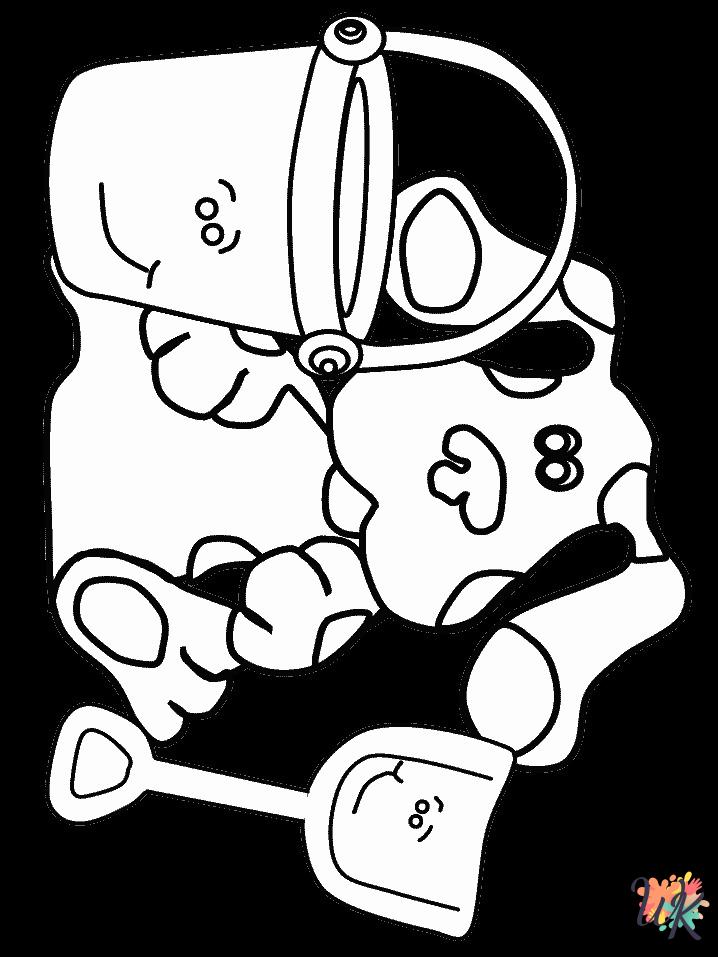 image de coloriage Blues Clues  pour enfant