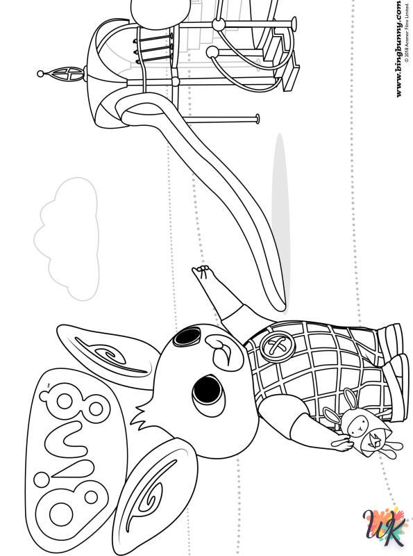 coloriage Bing Bunny  gratuit pour enfants