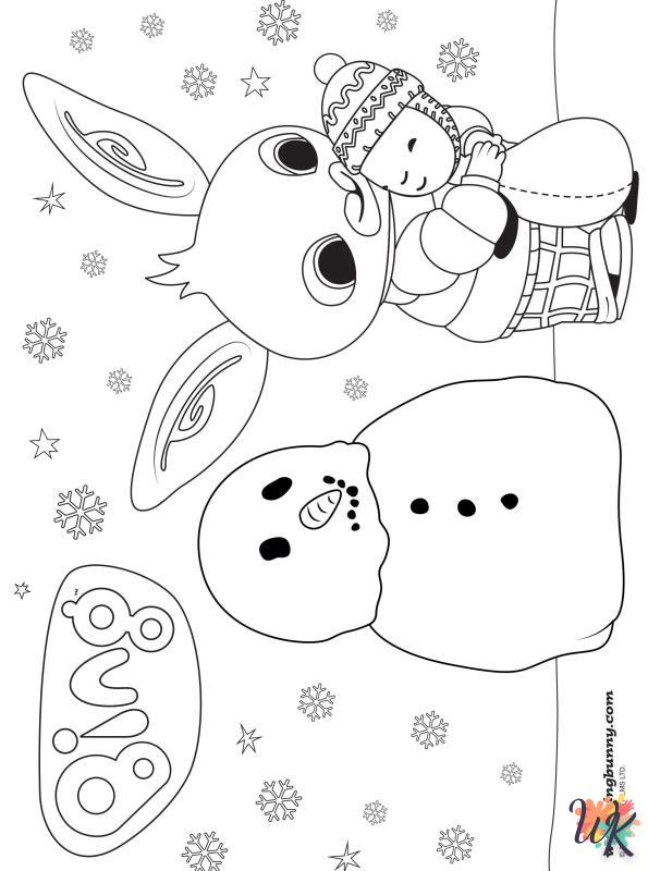 coloriage Bing Bunny  pour enfant de 3 ans