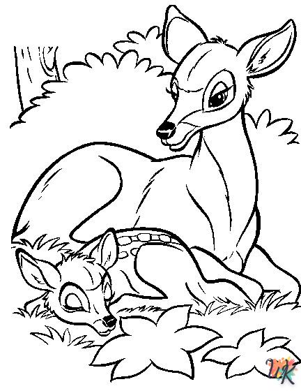 télécharger coloriage Bambi  gratuit