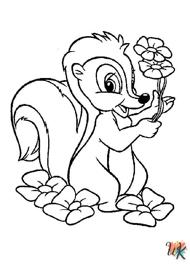 coloriage Bambi  pour enfants à télécharger