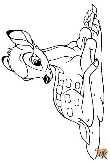 coloriage Bambi  pour enfant gratuit