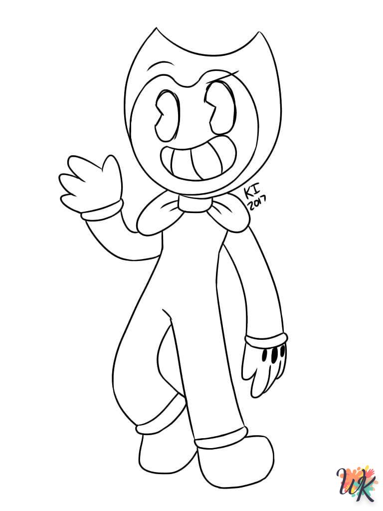 coloriage Bendy  pour enfants 1