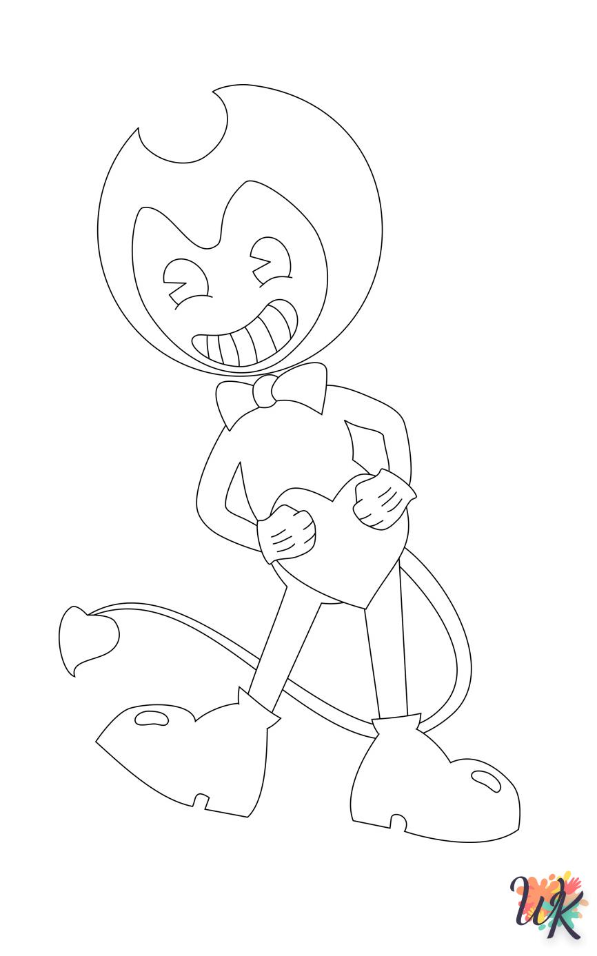 télécharger coloriage Bendy  gratuit