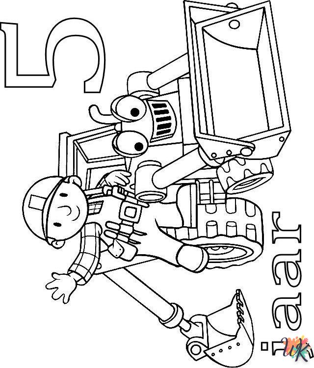 coloriage Bob The Builder  a dessiner et imprimer