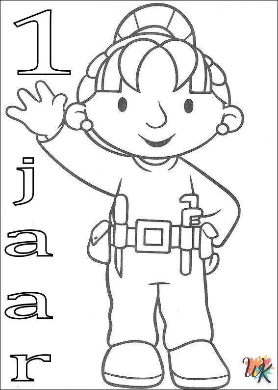 coloriage Bob The Builder  pour bebe a imprimer