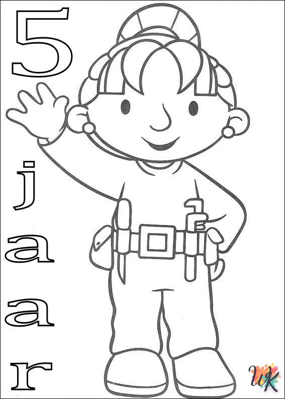 coloriage Bob The Builder  pour primaire