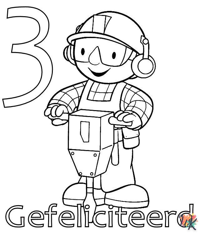 coloriage Bob The Builder  de pour enfants