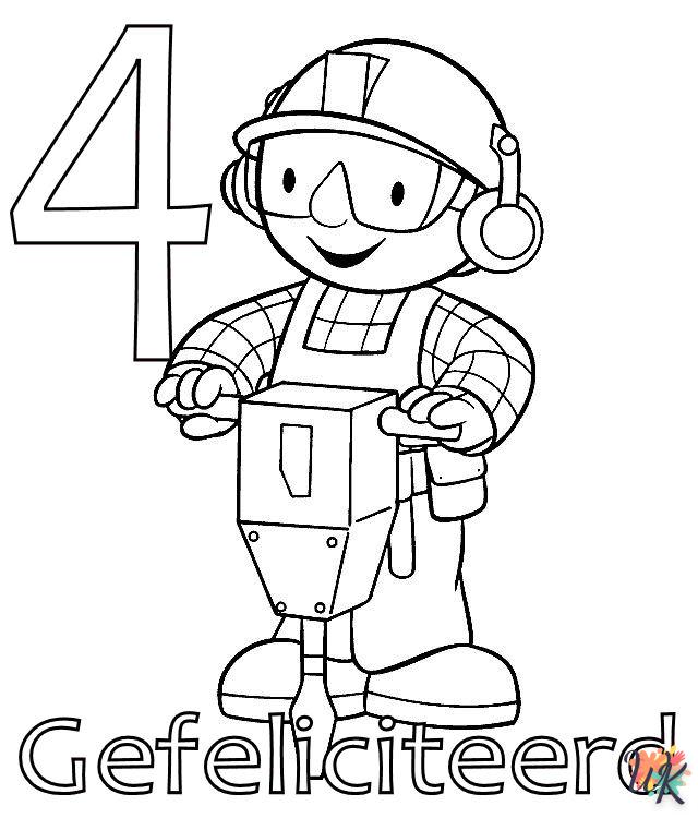 coloriage Bob The Builder  pour enfants a imprimer