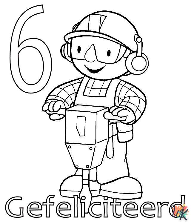 coloriage Bob The Builder  à imprimer a4