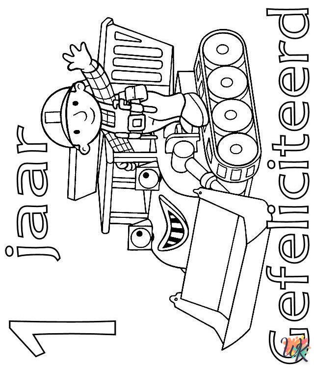 coloriage Bob The Builder  enfant à imprimer pdf