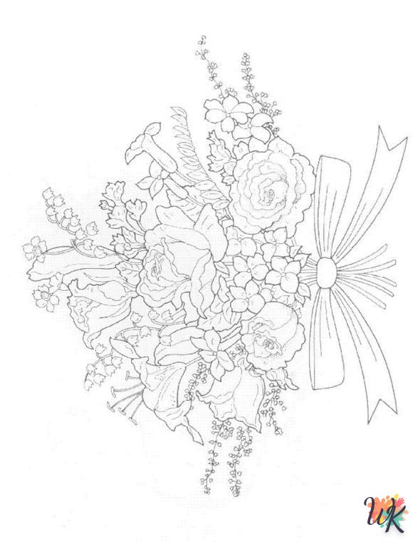 coloriage bouquet  a dessiner et imprimer