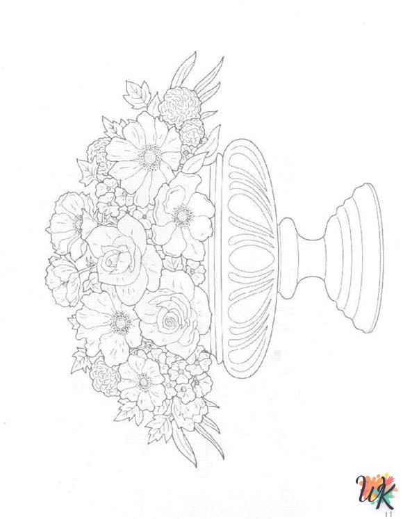 coloriage bouquet  bebe à imprimer gratuit