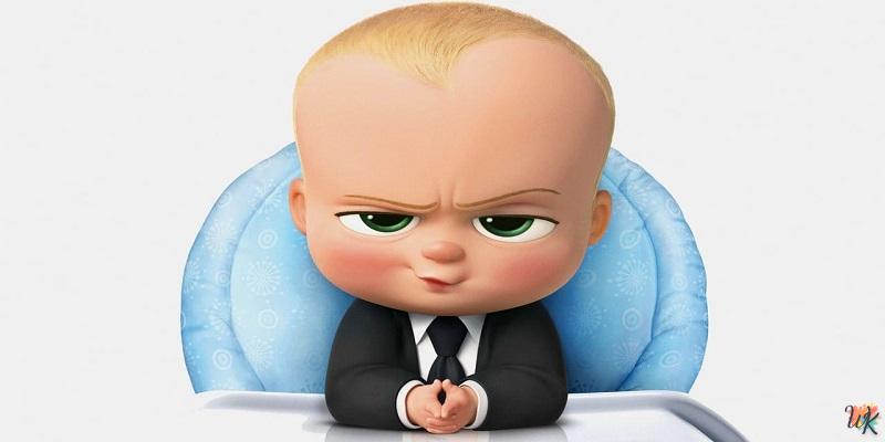 Coloring Boss baby to print and download for free