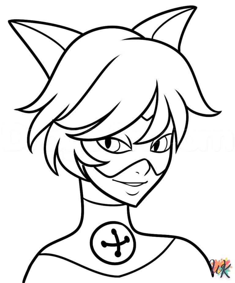 Coloriage Cat Noir 35