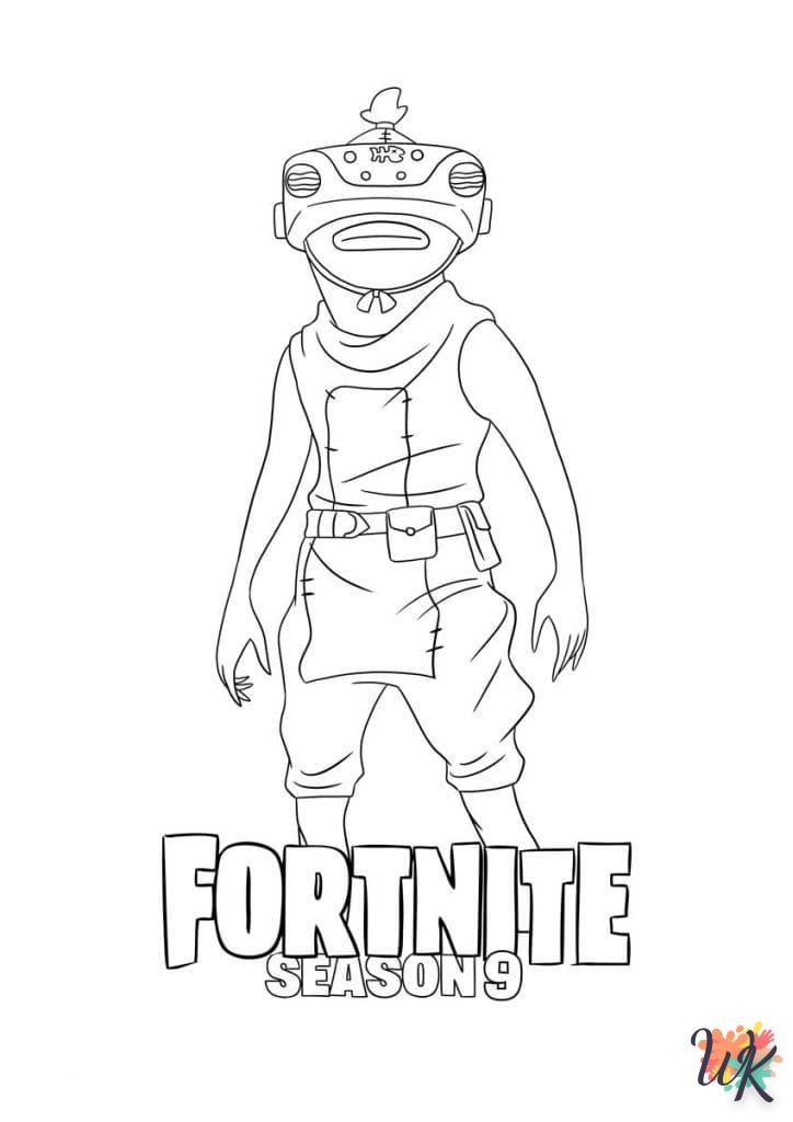 coloring picture Fortnite  for child