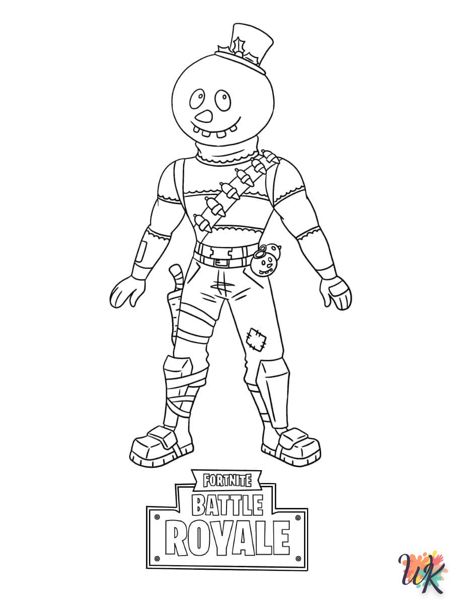 picture for coloring Fortnite  child
