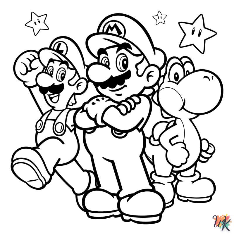 coloriage Super Mario  en ligne 8 ans