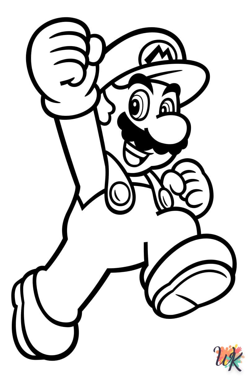 coloriage Super Mario  en ligne avengers gratuit